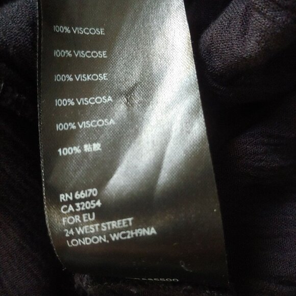 Free People Fable Black/White Embroidered Sunflowers Midi Dress Whimsy M - Picture 16 of 16